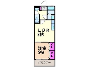 山野ハイツの物件間取画像